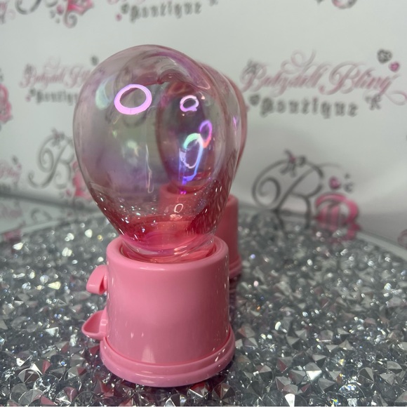 heart shaped candy/pill dispensers holographic pink turn able storage holder y2k - Picture 10 of 17